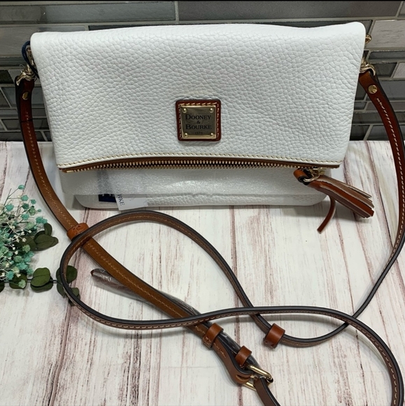 Dooney & Bourke Pebble Grain Foldover Zip Crossbody Bag - Picture 2 of 16